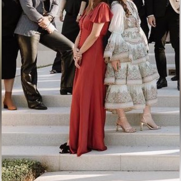 Ghost London Delphine Satin Maxi Dress - Picture 8 of 8